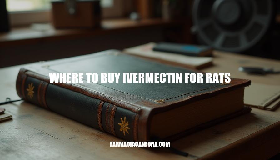 Where to Buy Ivermectin for Rats: A Comprehensive Guide