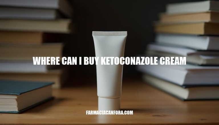 Where to Buy Ketoconazole Cream: A Comprehensive Guide