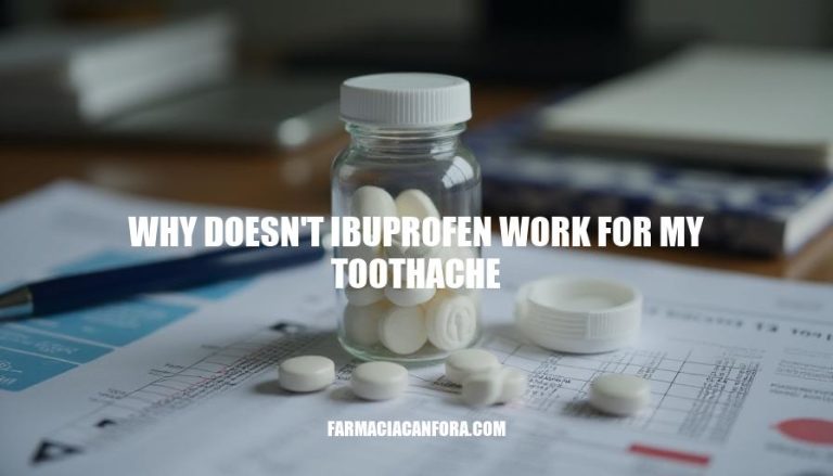 Why Ibuprofen Fails to Ease Toothaches: Understanding the Limitations