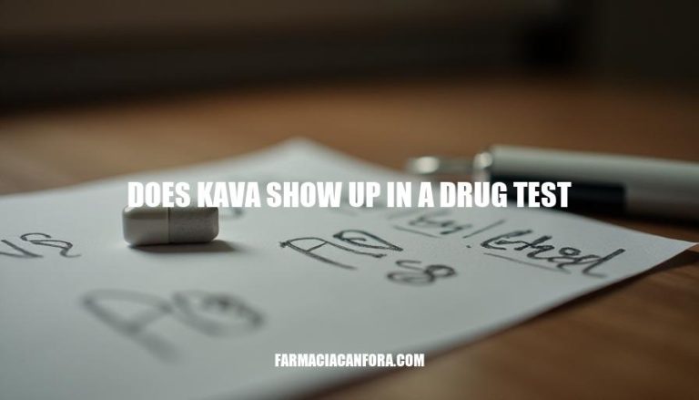 Will Kava Show Up in a Drug Test? A Comprehensive Guide