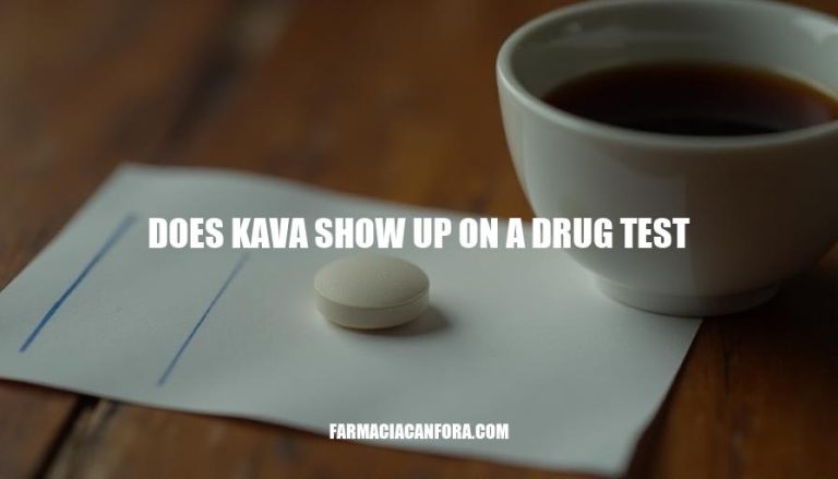 Will Kava Show Up on a Drug Test?