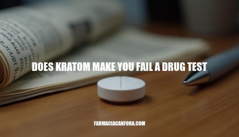 Will Kratom Cause You to Fail a Drug Test?