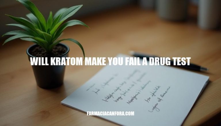 Will Kratom Make You Fail a Drug Test: What You Need to Know