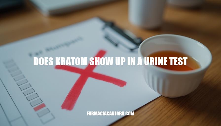 Will Kratom Show Up in a Urine Test? Detection, Implications & More