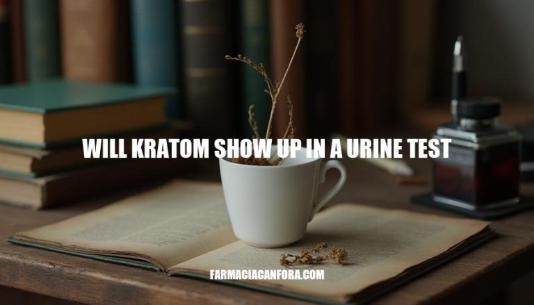 Will Kratom Show Up in a Urine Test? Detection and Implications