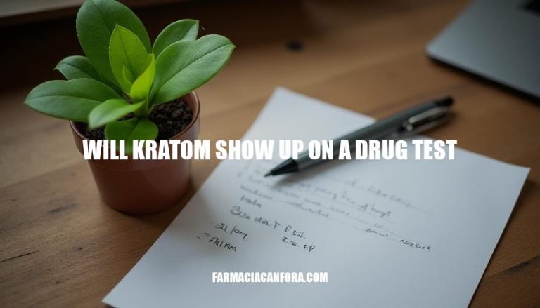 Will Kratom Show Up on a Drug Test? Detection, Metabolism, and Legal Considerations