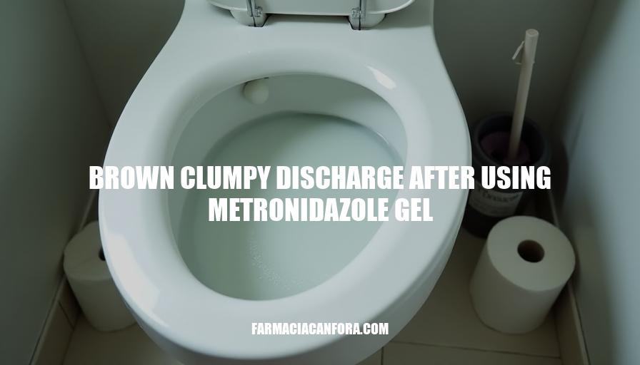 Brown Clumpy Discharge After Metronidazole Gel: Causes, Symptoms & Treatment