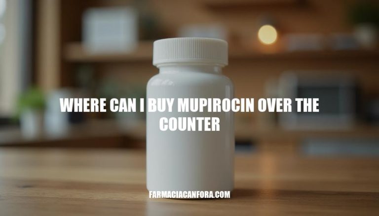 Buying Mupirocin Over The Counter: A Guide