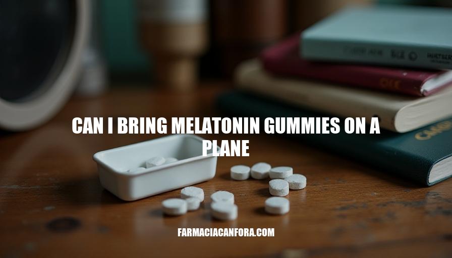 Can I Bring Delta 8 Gummies On An Airplane Can I Bring Melatonin Gummies on a Plane: Travel Regulations and Guidelines