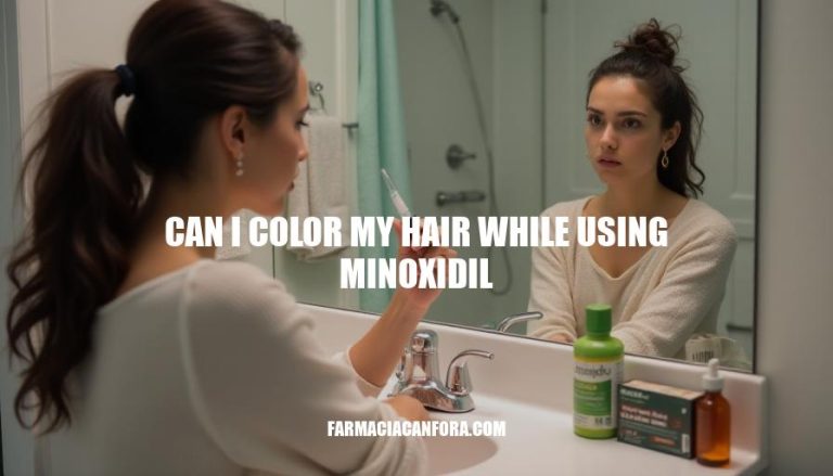 Can I Color My Hair While Using Minoxidil: Safety Precautions and Expert Advice