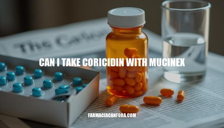 Can I Take Coricidin with Mucinex: Safe Combination or Risky Interaction?