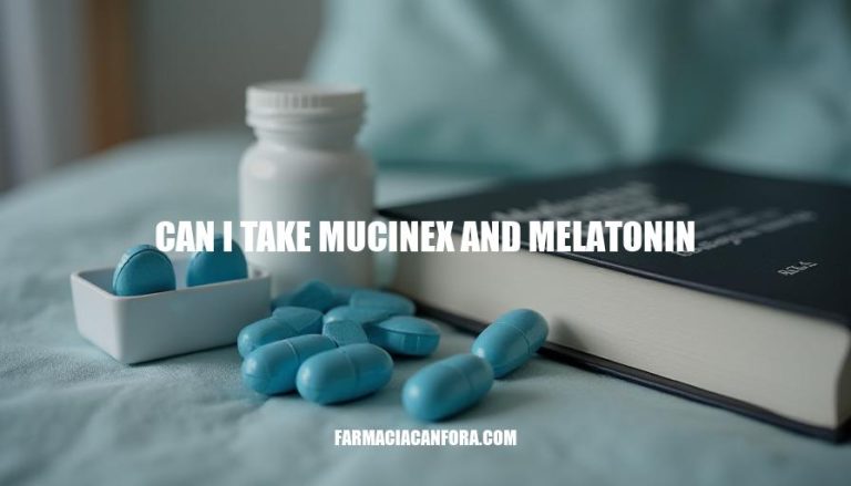 Can I Take Mucinex and Melatonin Together: Safety and Interactions