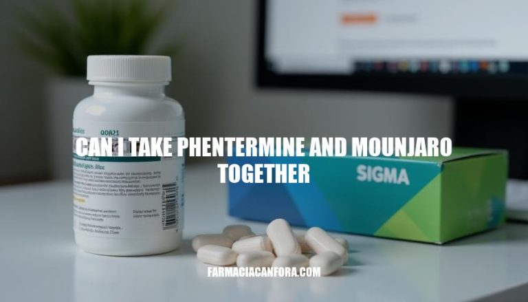 Can I Take Phentermine & Mounjaro Together: Safety Considerations