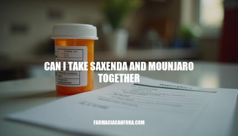 Can I Take Saxenda and Mounjaro Together: Safety and Alternatives