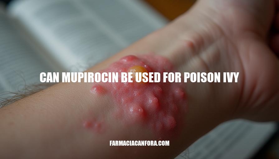 Can Mupirocin Treat Poison Ivy: A Comprehensive Review