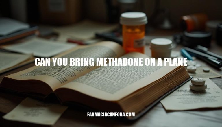 Can You Bring Methadone on a Plane: TSA and Airline Regulations Explained