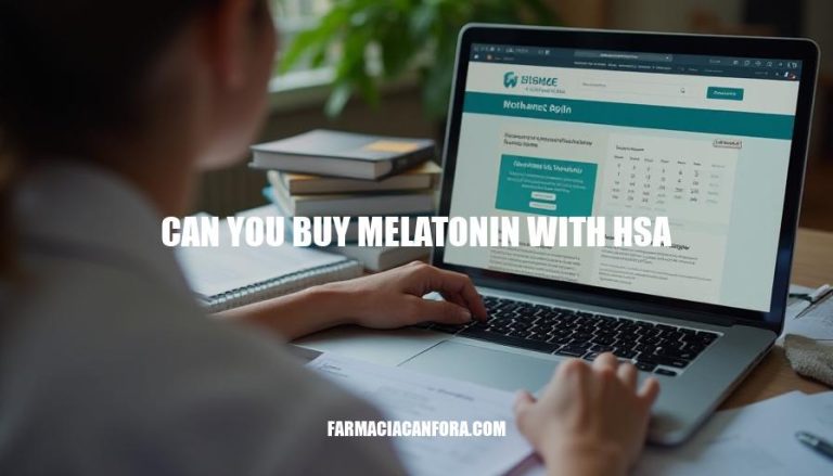 Can You Buy Melatonin with HSA: A Guide to Eligible Expenses and IRS Guidelines