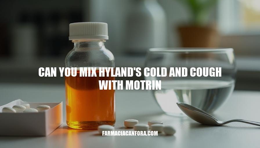 Can You Mix Hyland’s Cold & Cough with Motrin: Safety Considerations