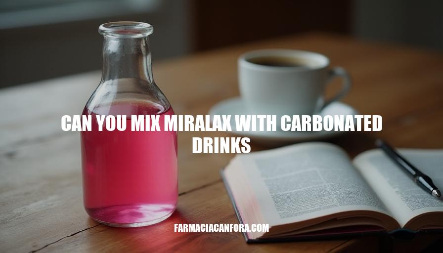 Can You Mix Miralax with Carbonated Drinks: Safety and Benefits