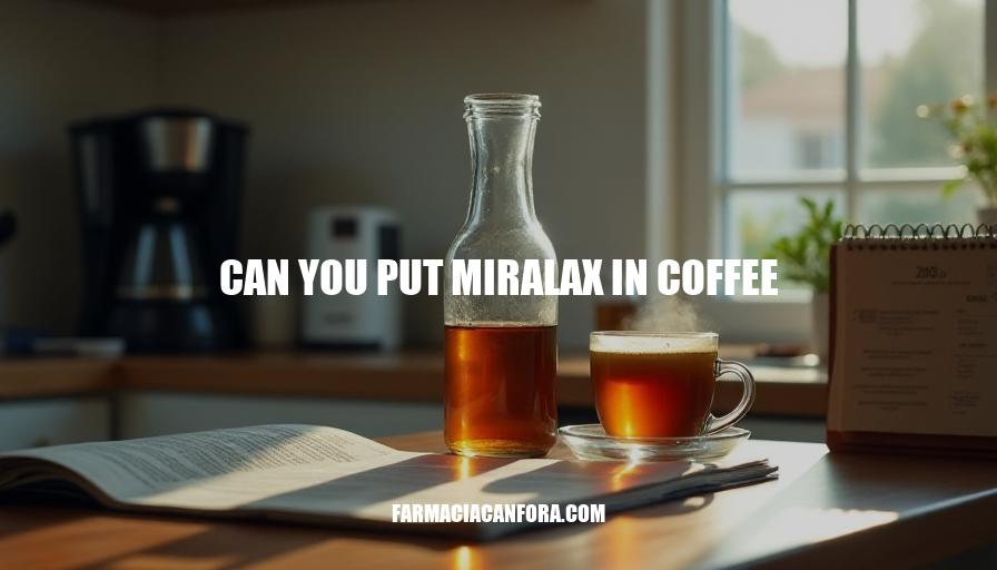 Can You Put Miralax in Coffee: Safety and Effectiveness