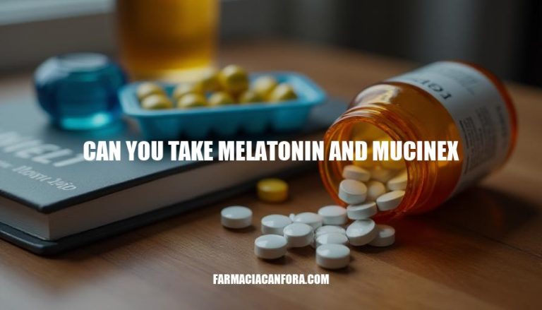 Can You Take Melatonin and Mucinex: Safety and Interactions