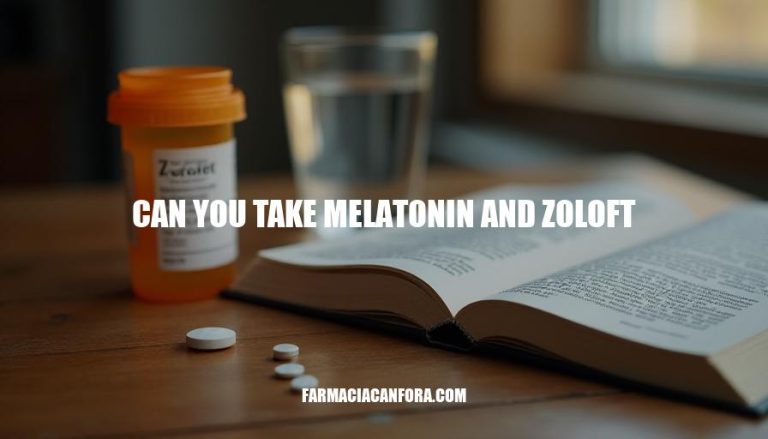 Can You Take Melatonin and Zoloft: Understanding Potential Interactions