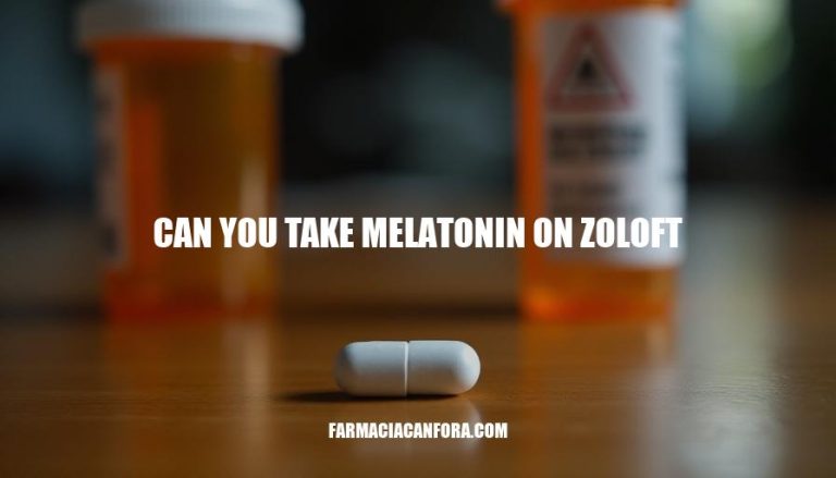 Can You Take Melatonin on Zoloft: Safety and Interactions