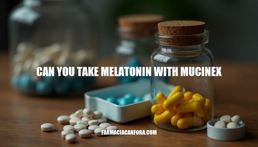 Can You Take Melatonin with Mucinex: Safety and Interactions