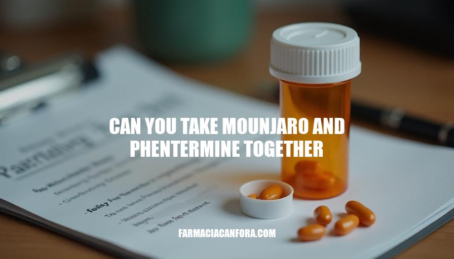 Can You Take Mounjaro and Phentermine Together: A Comprehensive Guide