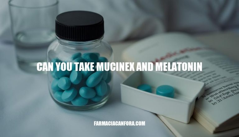 Can You Take Mucinex and Melatonin Together: Safety and Risks