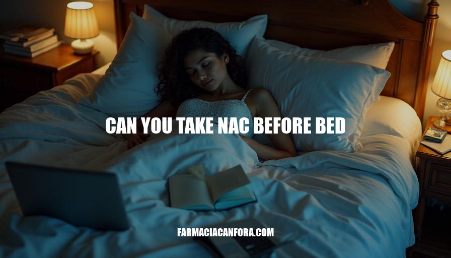 Can You Take NAC Before Bed: Benefits, Risks & Expert Insights