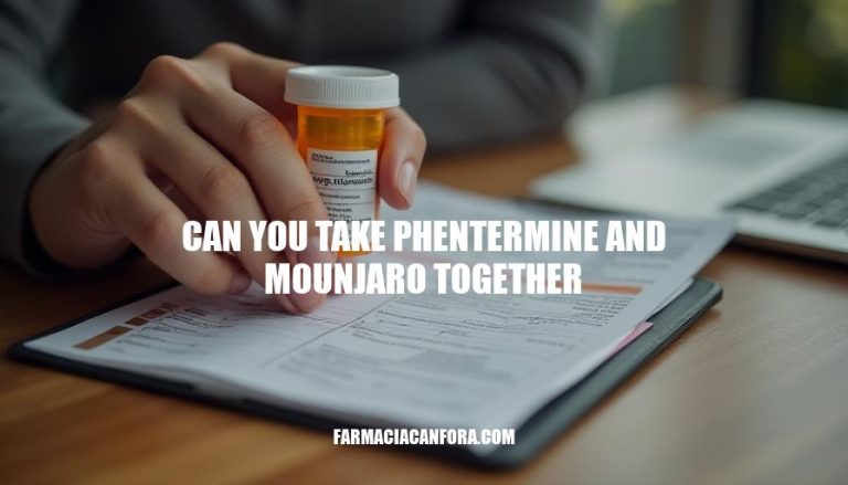 Can You Take Phentermine and Mounjaro Together: Safety, Benefits, and Risks