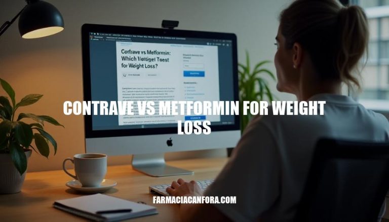 Contrave vs Metformin: Which is Best for Weight Loss?