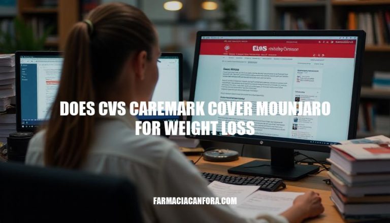 Does CVS Caremark Cover Mounjaro for Weight Loss: Coverage Policies and Criteria