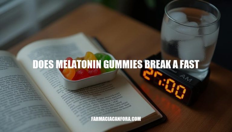 Does Melatonin Gummies Break a Fast: A Comprehensive Guide