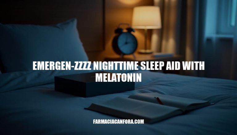 Emergen-Zzzz Nighttime Sleep Aid with Melatonin: Unlock Deeper Rest