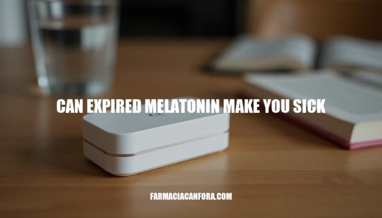 Expired Melatonin Risks: Can Expired Melatonin Make You Sick?