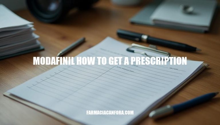 Getting a Prescription for Modafinil: A Comprehensive Guide