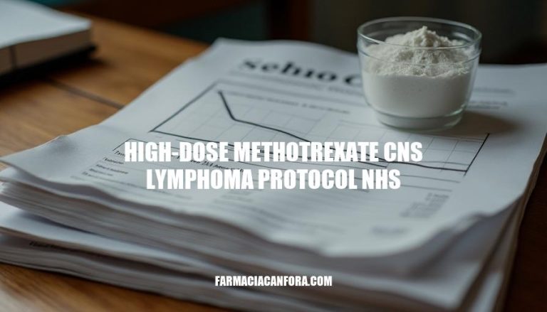 High-Dose Methotrexate CNS Lymphoma Treatment Protocol: An NHS Guideline