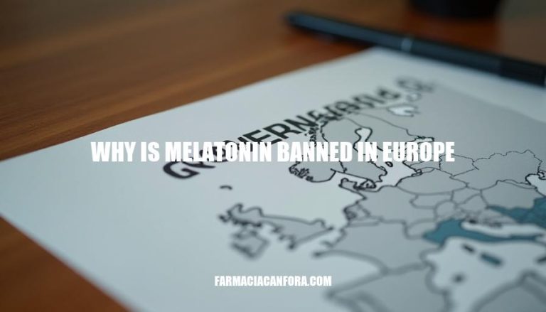 Melatonin Ban in Europe: Understanding the Regulatory Reasons