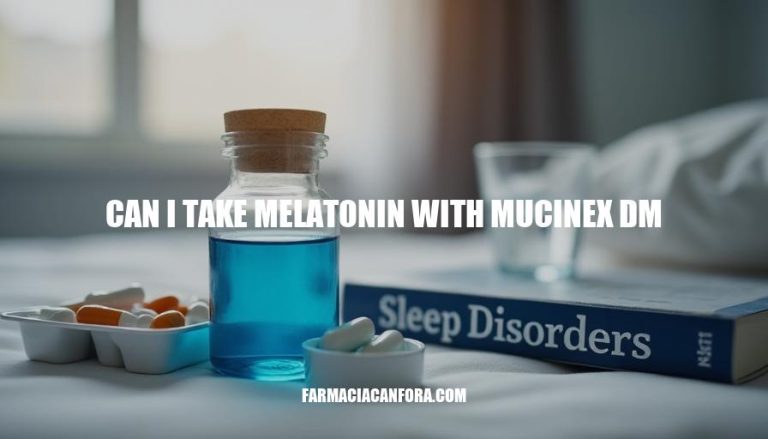 Melatonin and Mucinex DM: Can They Be Taken Together Safely?