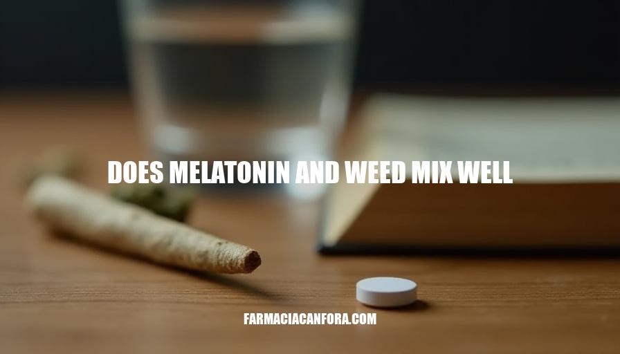 Melatonin and Weed: A Safe Combination?