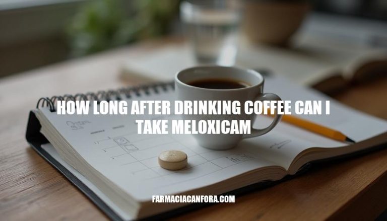 Meloxicam Timing: Coffee Consumption Guidelines