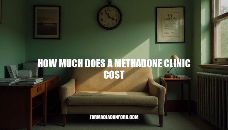 Methadone Clinic Cost: A Comprehensive Guide