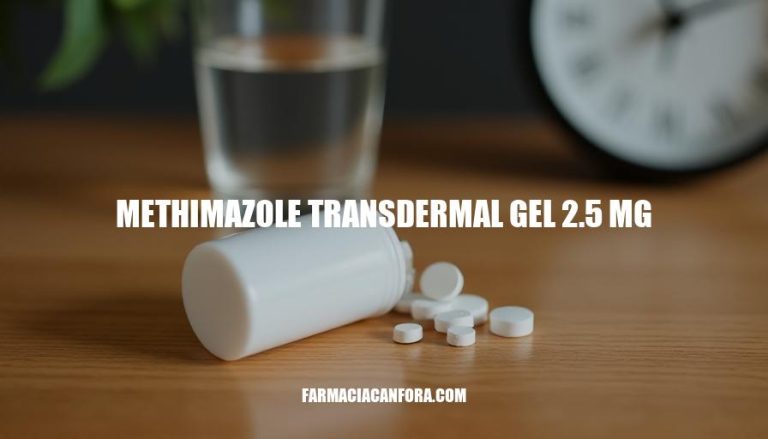 Methimazole Transdermal Gel 2.5mg: A Comprehensive Guide