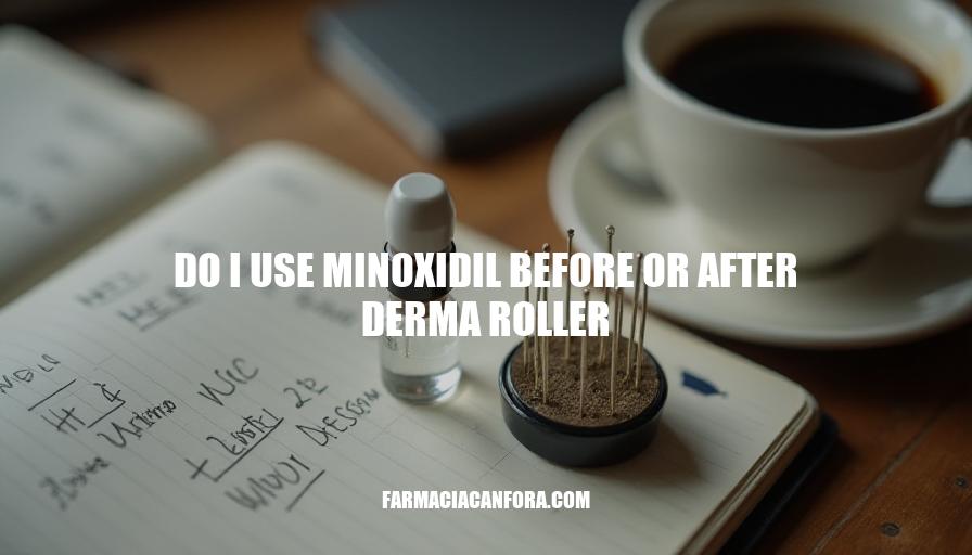 Minoxidil vs Derma Roller: Correct Sequence for Hair Growth