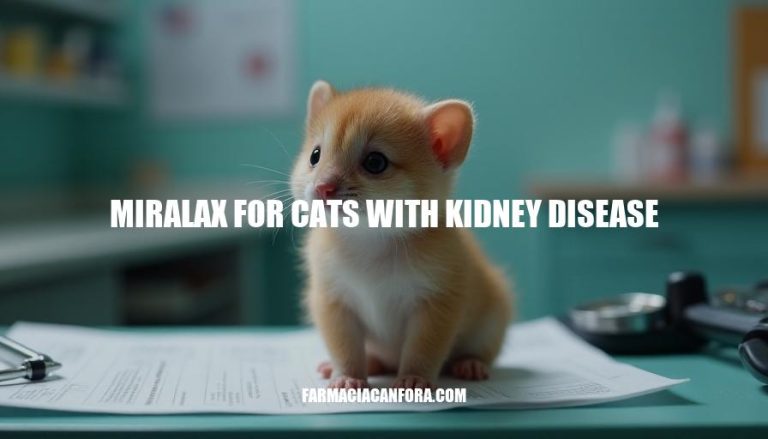 Miralax for Cats with Kidney Disease: A Safe and Effective Constipation Relief Solution