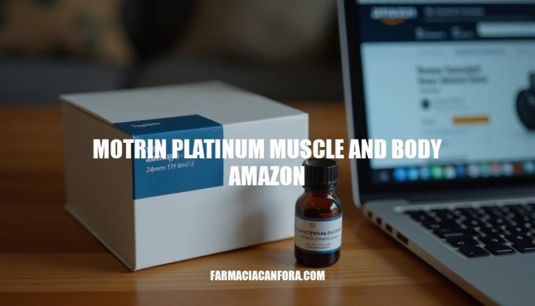 Motrin Platinum Muscle & Body Pain Relief on Amazon Review