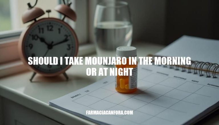 Mounjaro Timing: Morning vs Night