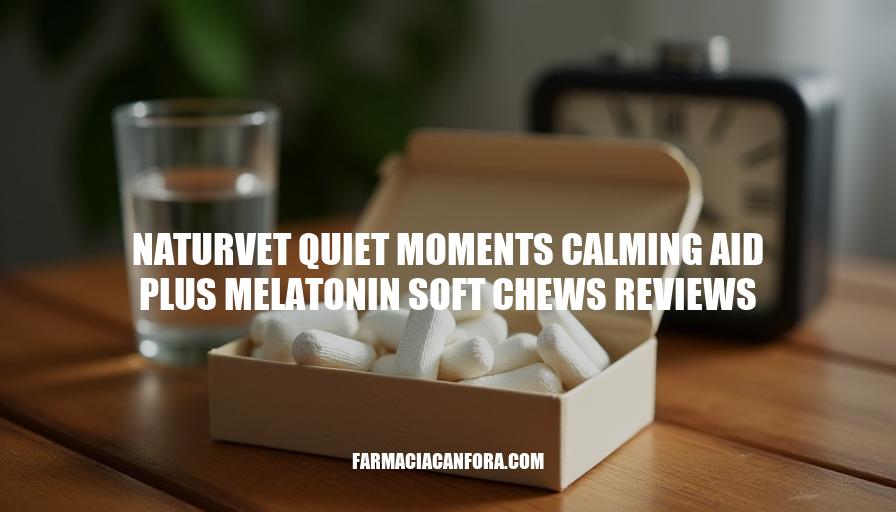 NaturVet Quiet Moments Calming Aid Plus Melatonin Soft Chews Reviews: A Comprehensive Analysis